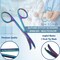 A2Z Scilab Stitch Suture Scissors 3.5 One Hook Blade Stainless Steel, Multi Titanium Color A2Z-ZR867 - alternate 4